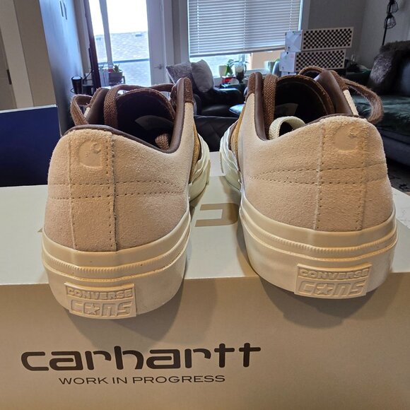 New Converse Carhartt WIP x One Star Academy Pro Low Starfish Dark Earth MENS 10 - Picture 6 of 12